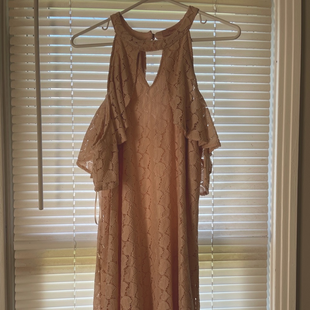 Short Blush Dress